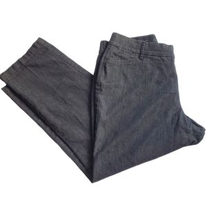 CJ Banks Signature Comfort Pants Jean Black Stretch 14W PETITE